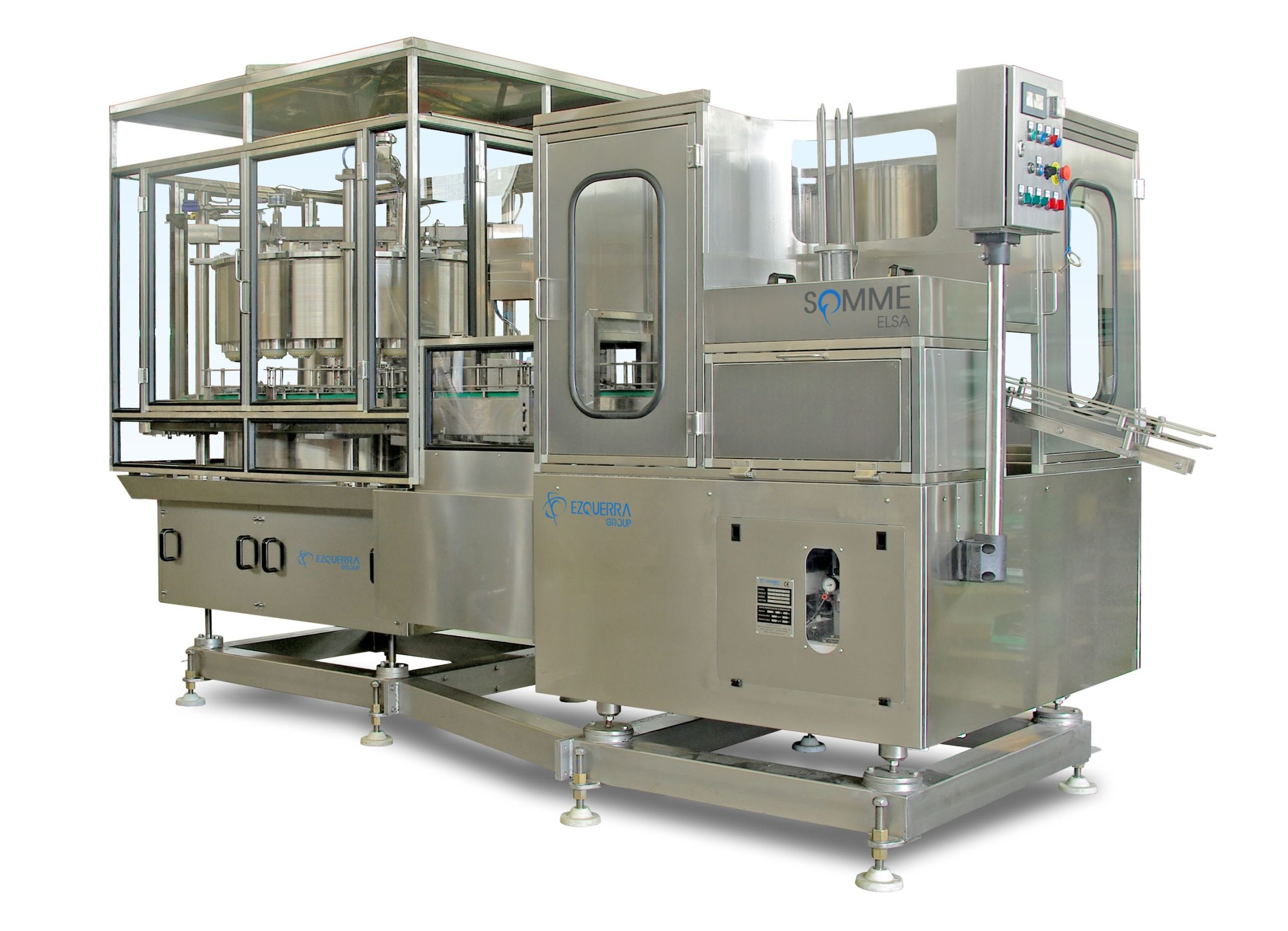 máquina combinada llenado y cerrado